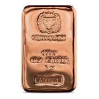 5 oz Germania Mint Cast Copper Bar (New)