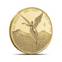 2023 1/2 oz Proof Mexican Gold Libertad Coin (In Capsule)