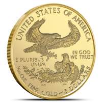 1/10 oz Proof American Gold Eagle Coin (Random Year, Capsules Only)