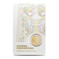 2023 1/10 oz South Korean Chiwoo Cheonwang Gold Medallion (White)
