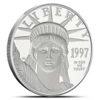 1 oz Proof American Platinum Eagle Coin (Box & CoA, Random Year)