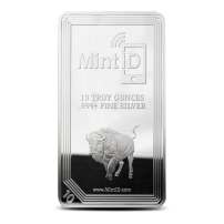 10 oz MintID Silver Bar (New)
