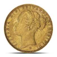 Great Britain Gold Sovereign Coin - Queen Victoria (Young Head)