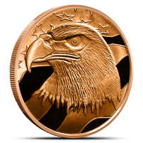1 oz SilverTowne Eagle Copper Round (New)