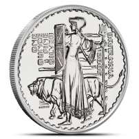 2001 1 oz British Silver Britannia Coin