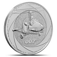 2024 1 oz British Silver Six Decades of 007 Coin (BU)