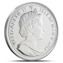 2014 1 oz Isle of Man Silver Angel Coin (BU)