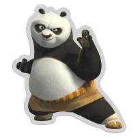 2023 1 oz Niue Silver Kung Fu Panda Po Shaped Coin