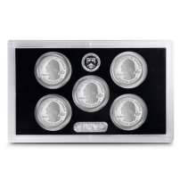 2019 US Mint Silver Proof America the Beautiful Quarters Set