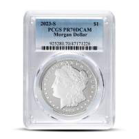 2023-S Proof Morgan Silver Dollar Coin PCGS PR70 DCAM