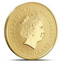 2004 1 oz Australian Gold Lunar Monkey Coin