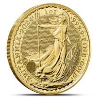 2024 1 oz British Gold Britannia Coin (BU)