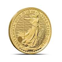 2025 1/2 oz British Gold Britannia Coin (BU)