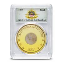 1857 SS Central America 1.5 Gram Gold Pinch PCGS Certified