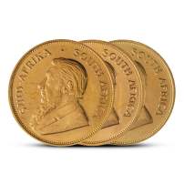 1 oz South African Gold Krugerrand Coin (Random Year, Abrasions)