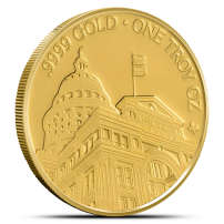 2025 1 oz Texas Mint State Capitol Gold Round (New)