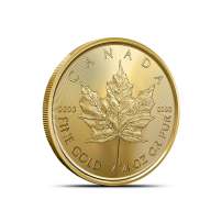 2022 1/4 oz Canadian Gold Maple Leaf Coin (BU)