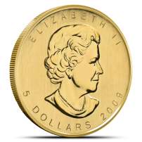 2009 1/10 oz Canadian Gold Maple Leaf Coin