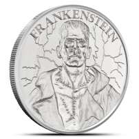1 oz Vintage Horror Frankenstein Silver Round (New)