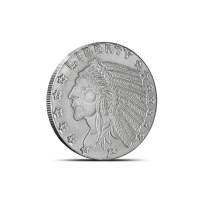 1/10 oz SilverTowne Incuse Indian Silver Round (New)