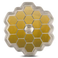 2 oz Space Telescope Silver Stacker