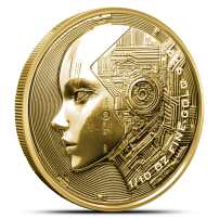 2025 1/10 oz Republic of Chad Gold AI Coin (Proof-Like)