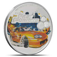 2023 1 oz Proof Colorized Niue Silver The Fast and The Furious Quarter Coin