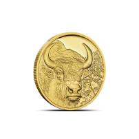 2025 1/10 oz Proof Mongolia Gold Bison Coin