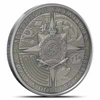 2023 2 oz Antique Niue Silver Mythical Creatures Minotaur Coin