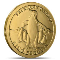 2025 1/2 Gram Falkland Island Gold King Penguin Coin (BU)