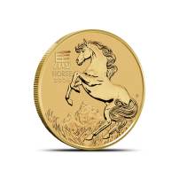 2026 1/4 oz Australian Gold Lunar Horse Coin (BU)
