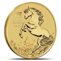 2026 1 oz Australian Gold Lunar Horse Coin (BU)
