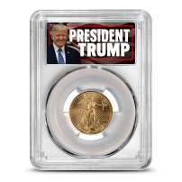 2025 1/4 oz American Gold Eagle Coin PCGS MS70 (Trump JM Bullion Label)