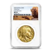 2025 1 oz American Gold Buffalo Coin NGC MS70 ER (Buffalo Label)