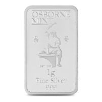 100 Gram Osborne Mint Silver Pack (100x1g)