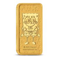 1 Gram Perth Mint Spongebob Squarepants Gold Bar (New w/ Assay)