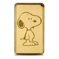 1/2 Gram Peanuts 75th Anniversary Gold Bar (New w/ Assay)