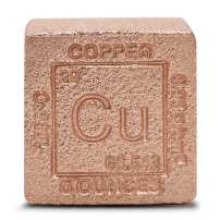 5 oz Copper Bullion Cube (New)