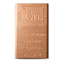 1/2 Pound Copper Bullion Bar (New)