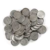 90% Silver Roosevelt Dimes ($5 FV, Circulated)