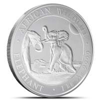 2024 1 Kilo Somalia Silver Elephant Coin (BU)