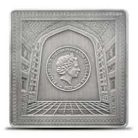2023 3 oz Antique Solomon Islands Silver Taj Mahal Coin (Box + CoA)
