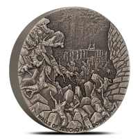 2024 2 oz Walls of Jericho Fall Down Biblical Silver Coin Series (New)