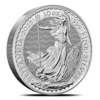 2025 1/10 oz British Silver Britannia Coin (BU)