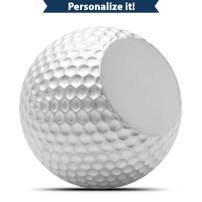Life-Size Silver Engravable Golf Ball (46 Grams)