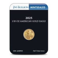 2025 1/10 oz American Gold Eagle Coin (MintSealed, BU)