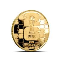 2026 1/2 Gram Proof Solomon Islands Gold FIFA World Cup Coin (In Card)