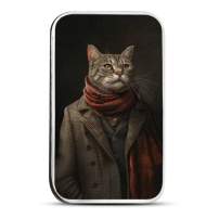 1 oz Colorized The Holy Land Mint Silver William Human Cat Bar