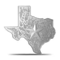 5 oz Texas Mint Silver Shaped Bar (New)