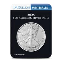 2025 1 oz American Silver Eagle Coin (MintSealed, BU)